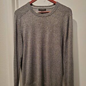 Long Sleeve Sweater, Banana Republic, Men's Medium, Gray, Worn only once